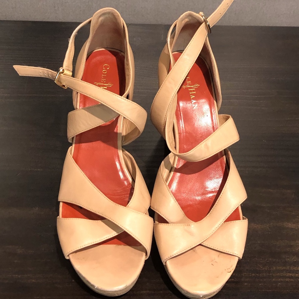 cole haan wedge sandals